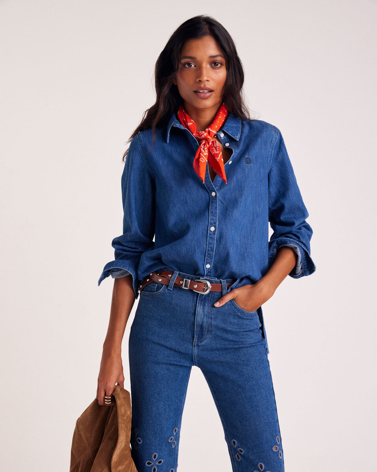 Shirt Liseron ultramarine blue