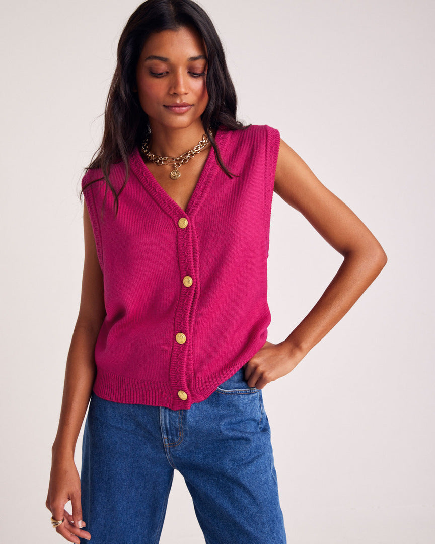 Raspberry pink Constant vest