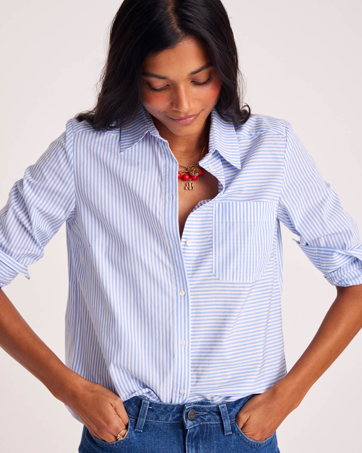 Ulysse blue stripe shirt