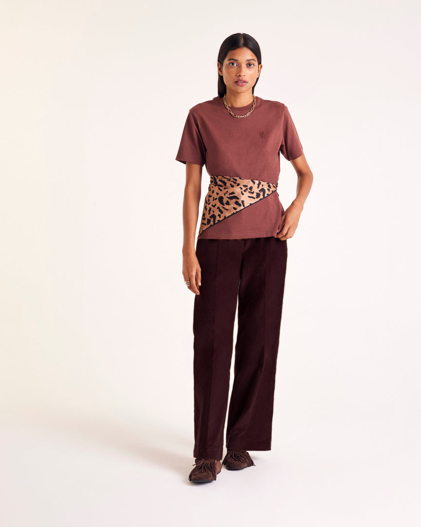 Pants Siméon velvet chocolate