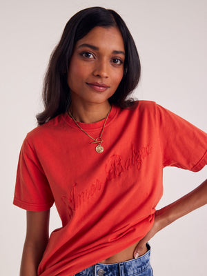 Bree Amor Balzac red t-shirt