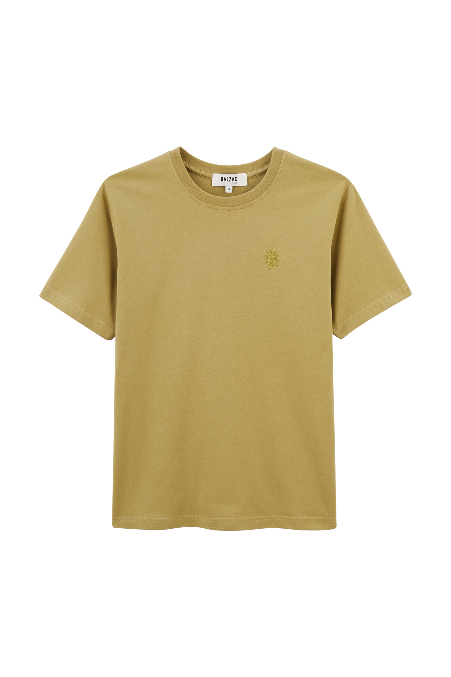 Bree Moss Green Embroidered T-Shirt