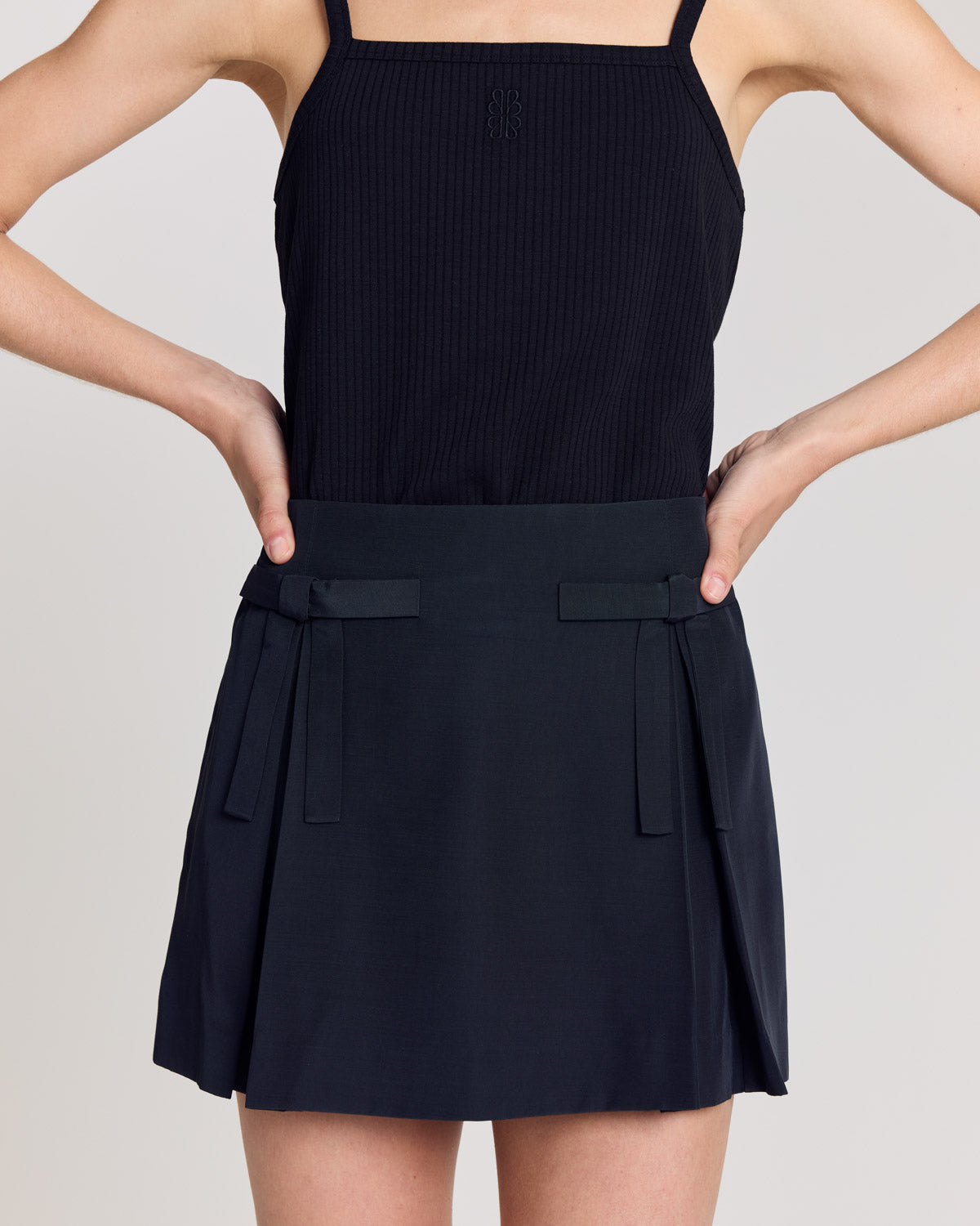 Isla navy blue skirt