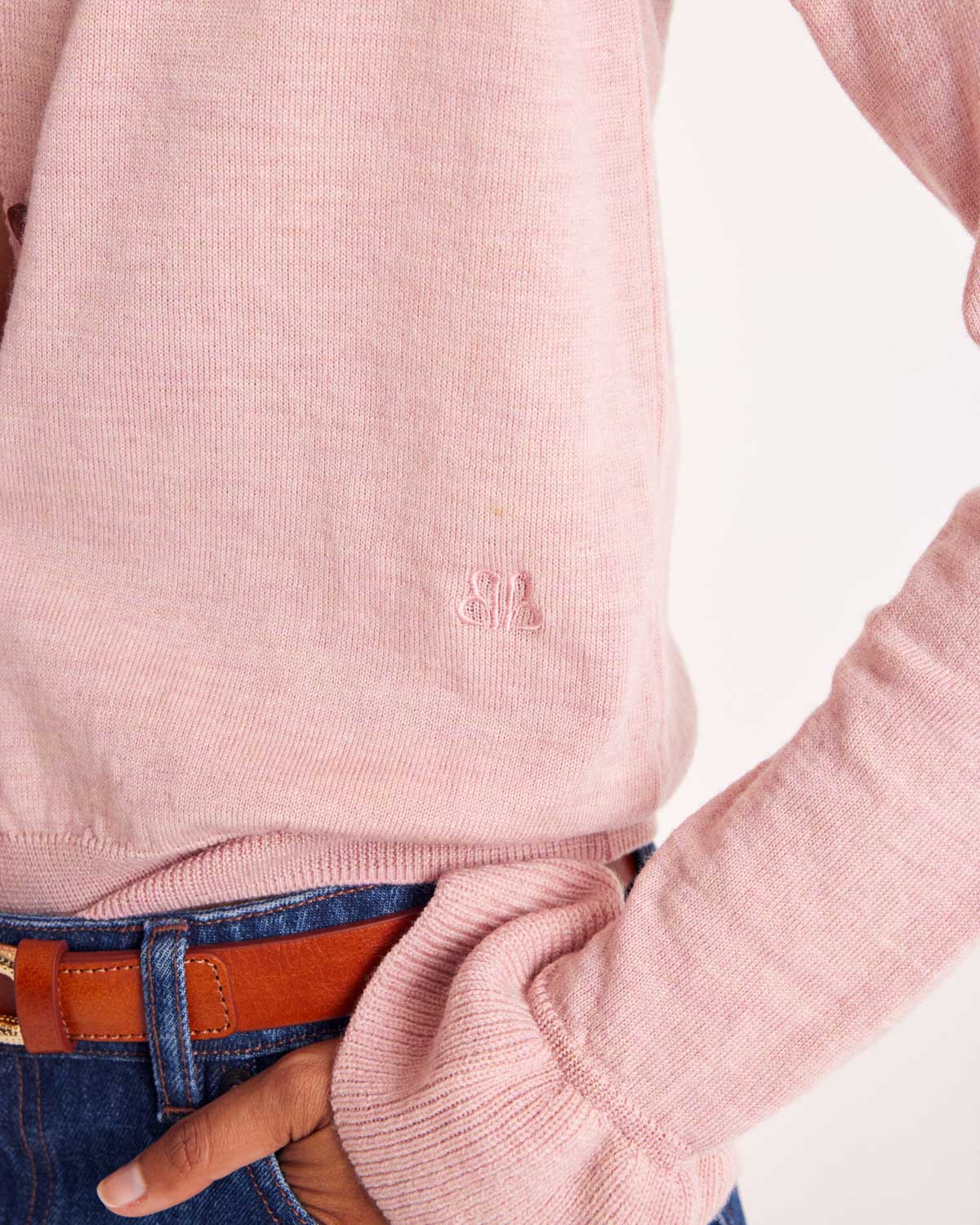 Cardigan Rosalie rose