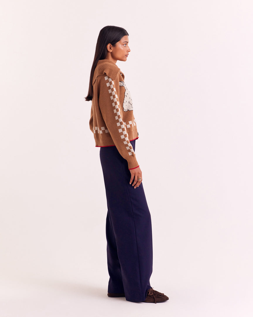 Pants Simeon blue encre