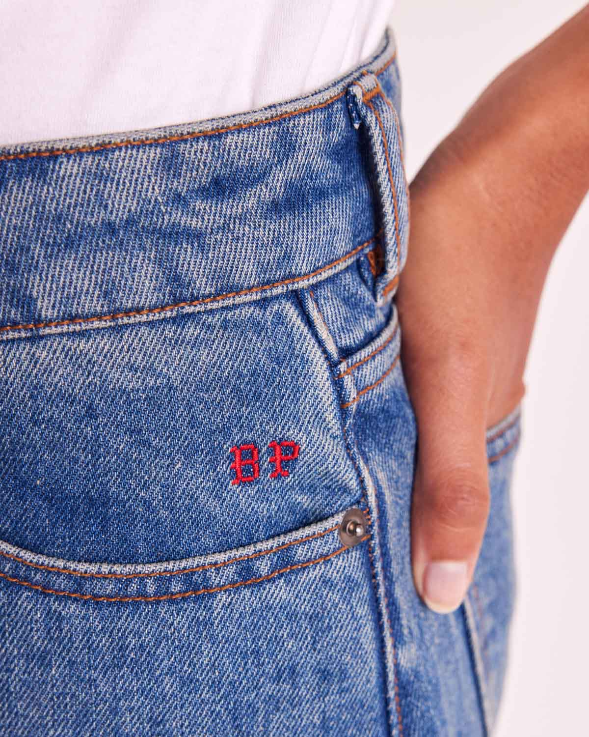 Jean Roméo bleu vintage