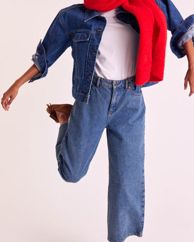 Jean Roméo bleu vintage