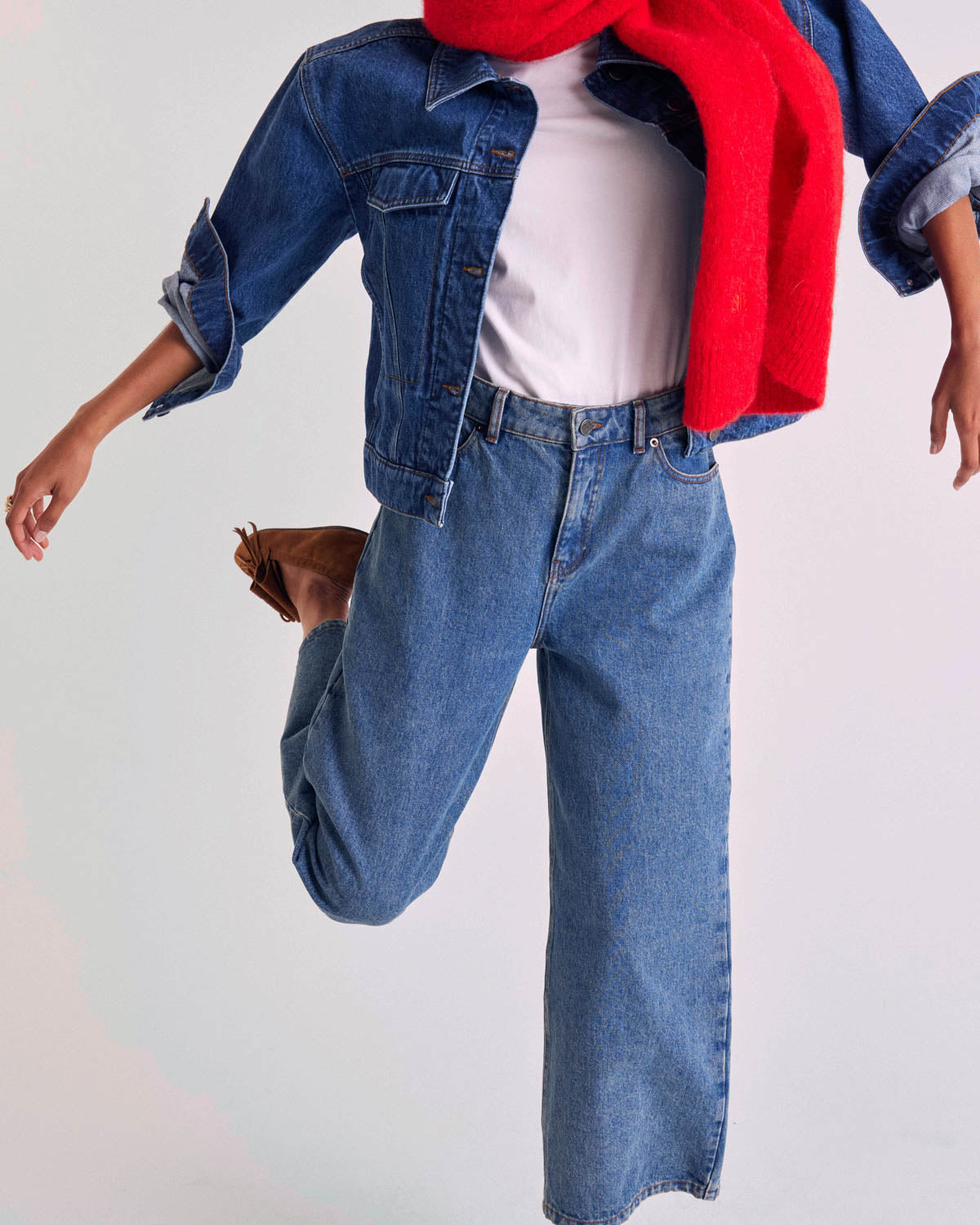 Jean Romeo bleu vintage