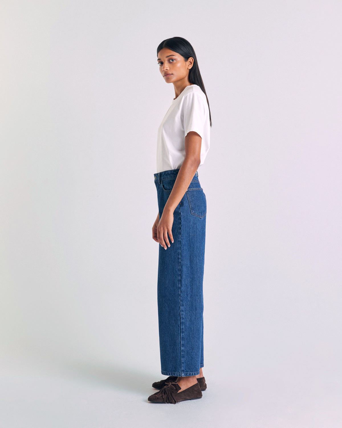 Indigo blue jeans