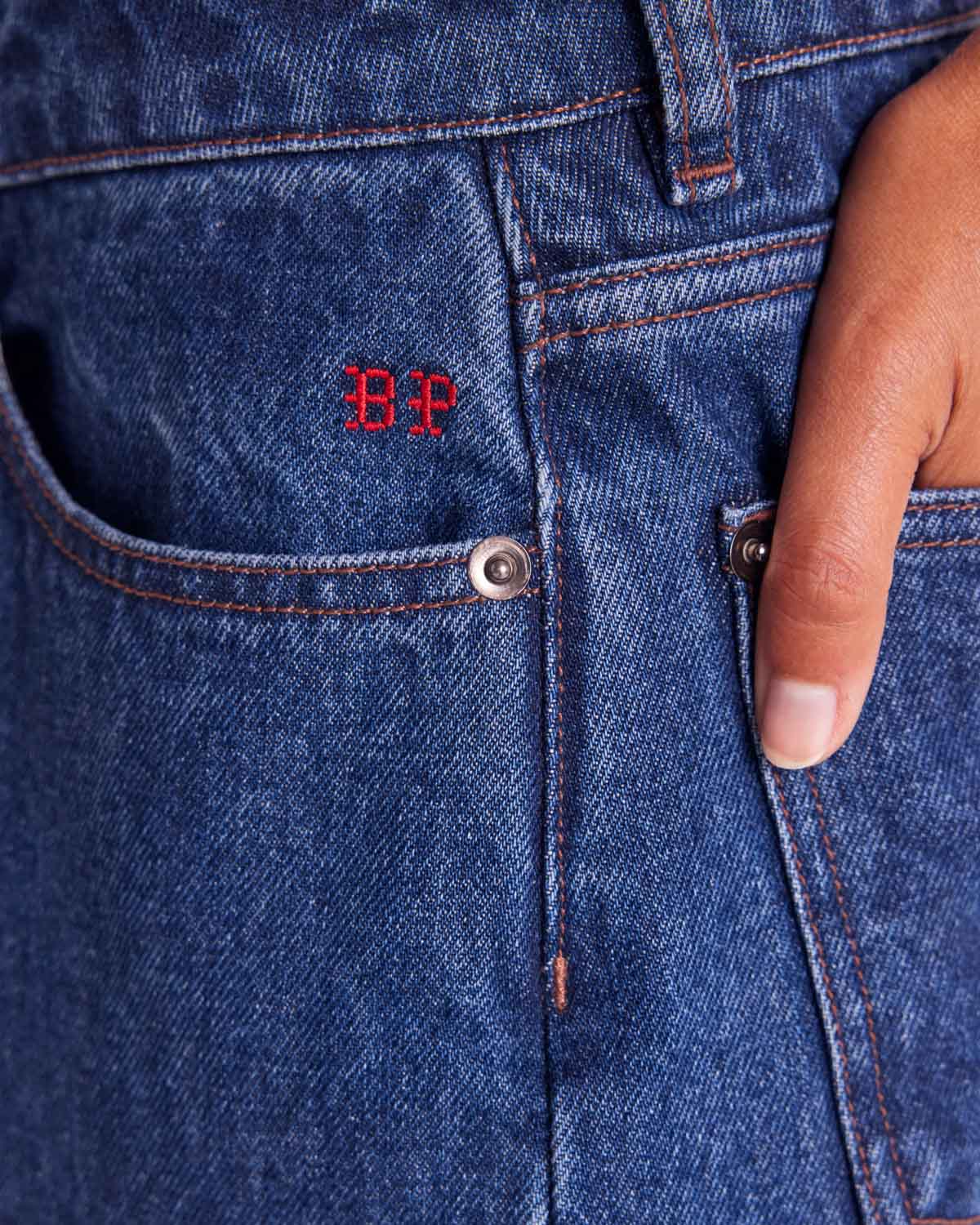 Indigo blue jeans
