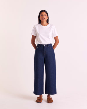 Raw blue Romeo jeans