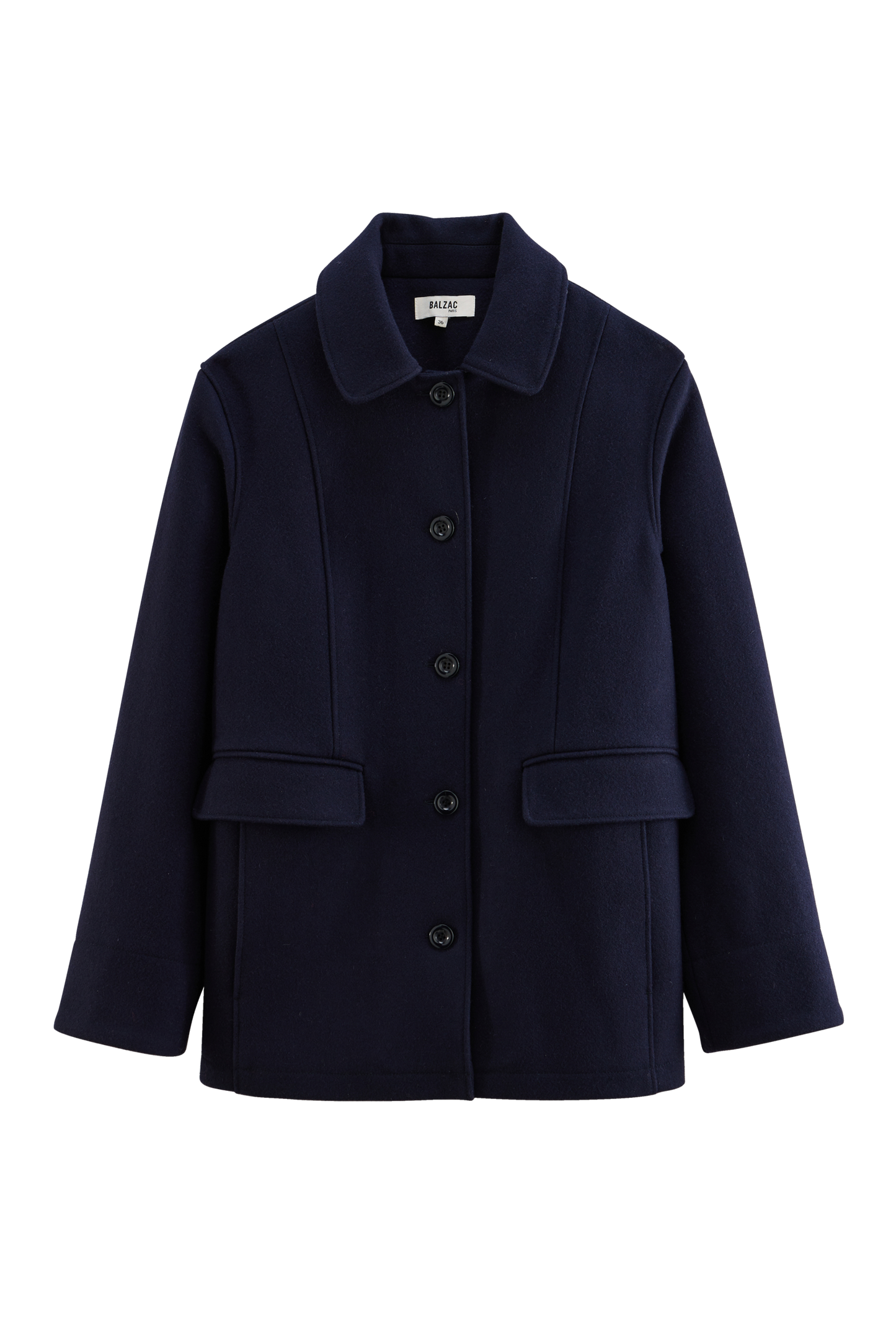 Navy Blue Clothilde Coat