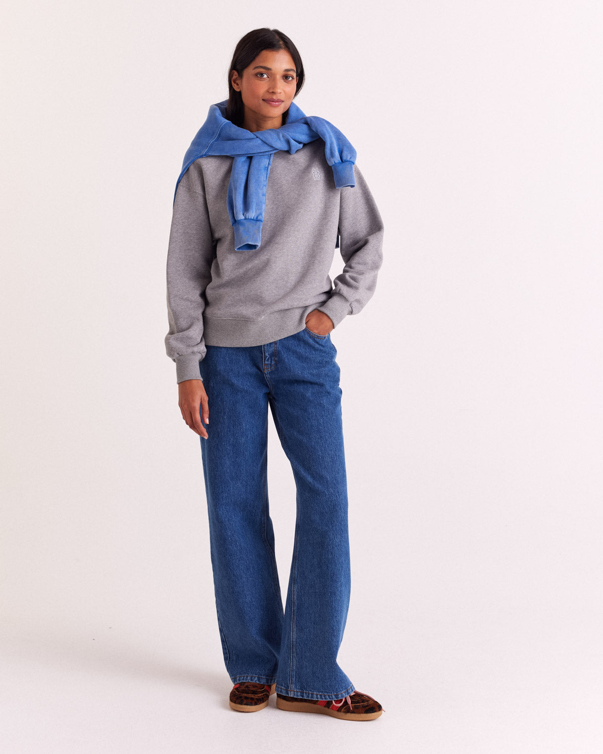 Virgil heather grey sweatshirt