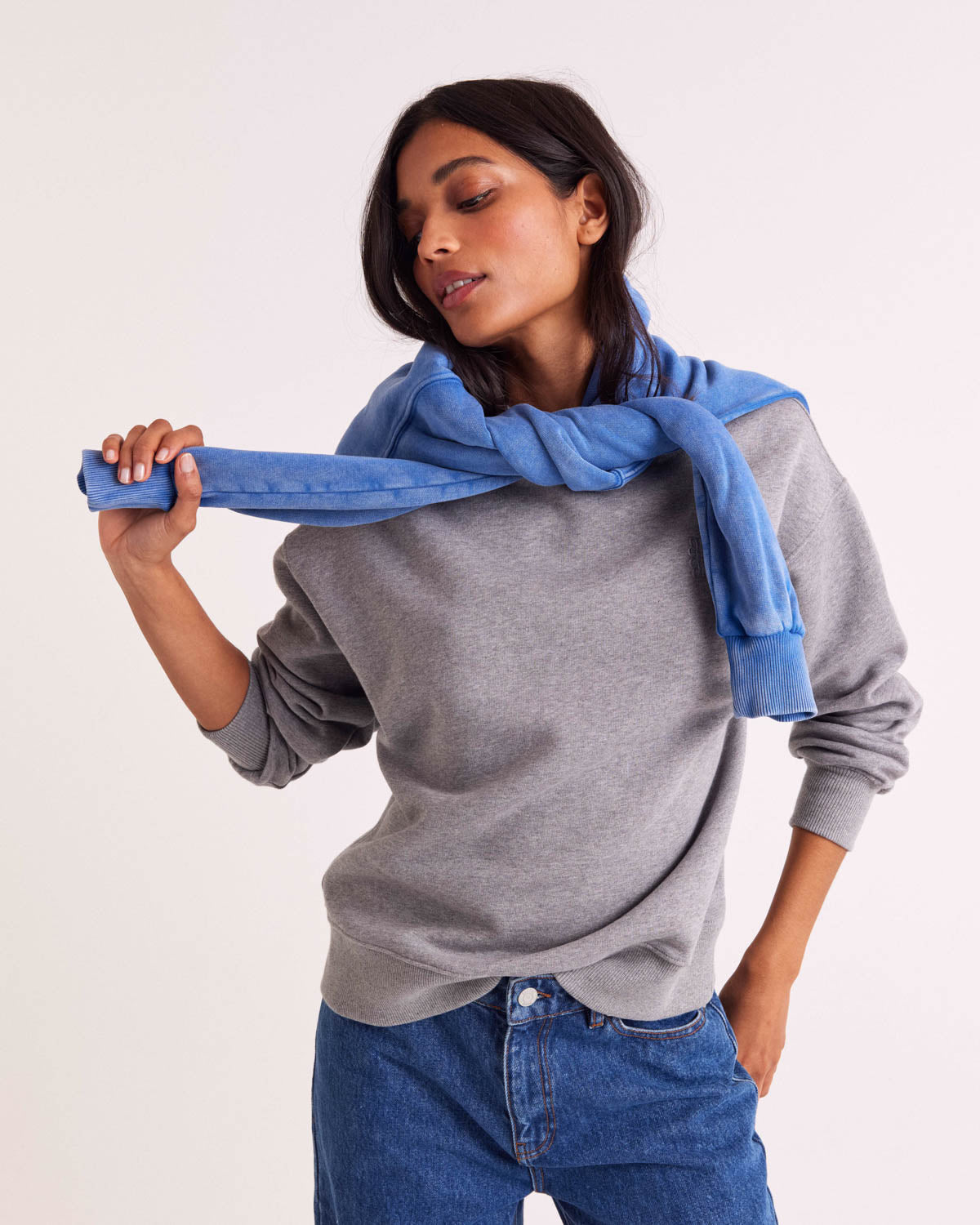 Sweatshirt Virgile heather gray