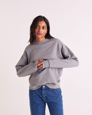 Virgil heather grey sweatshirt