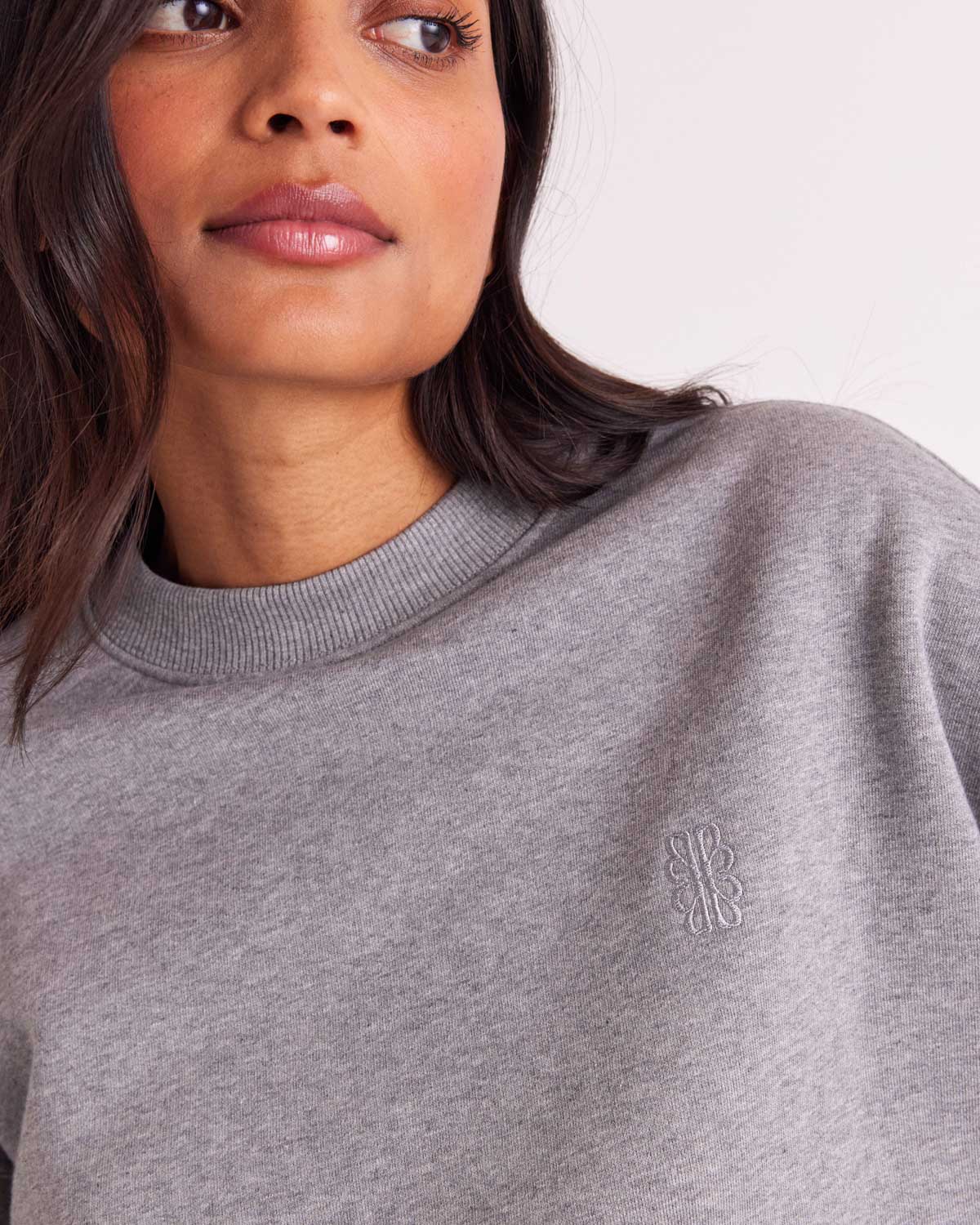 Sweat-shirt Virgile gris chiné - Balzac Paris