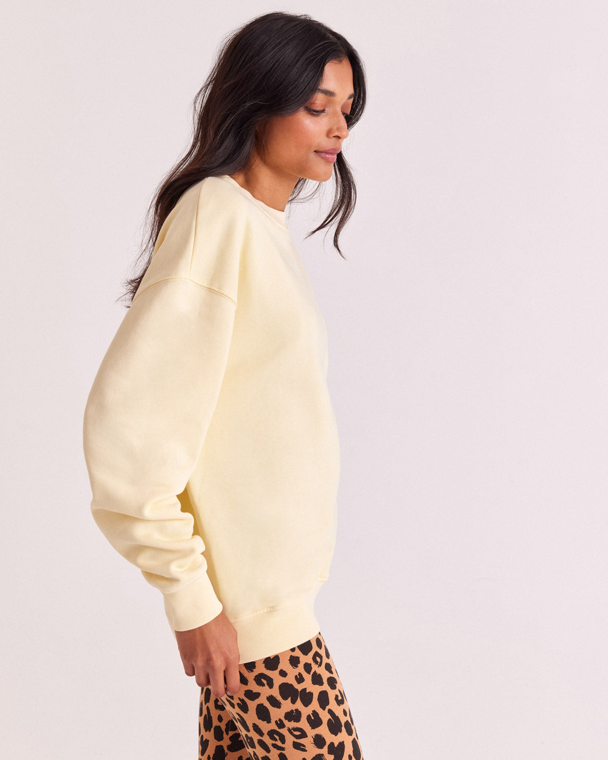 Sweatshirt Virgile yellow butter