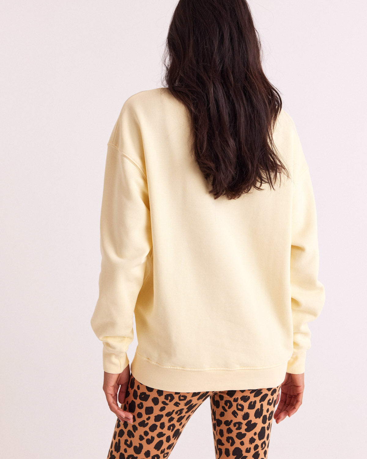 Virgil butter yellow sweatshirt