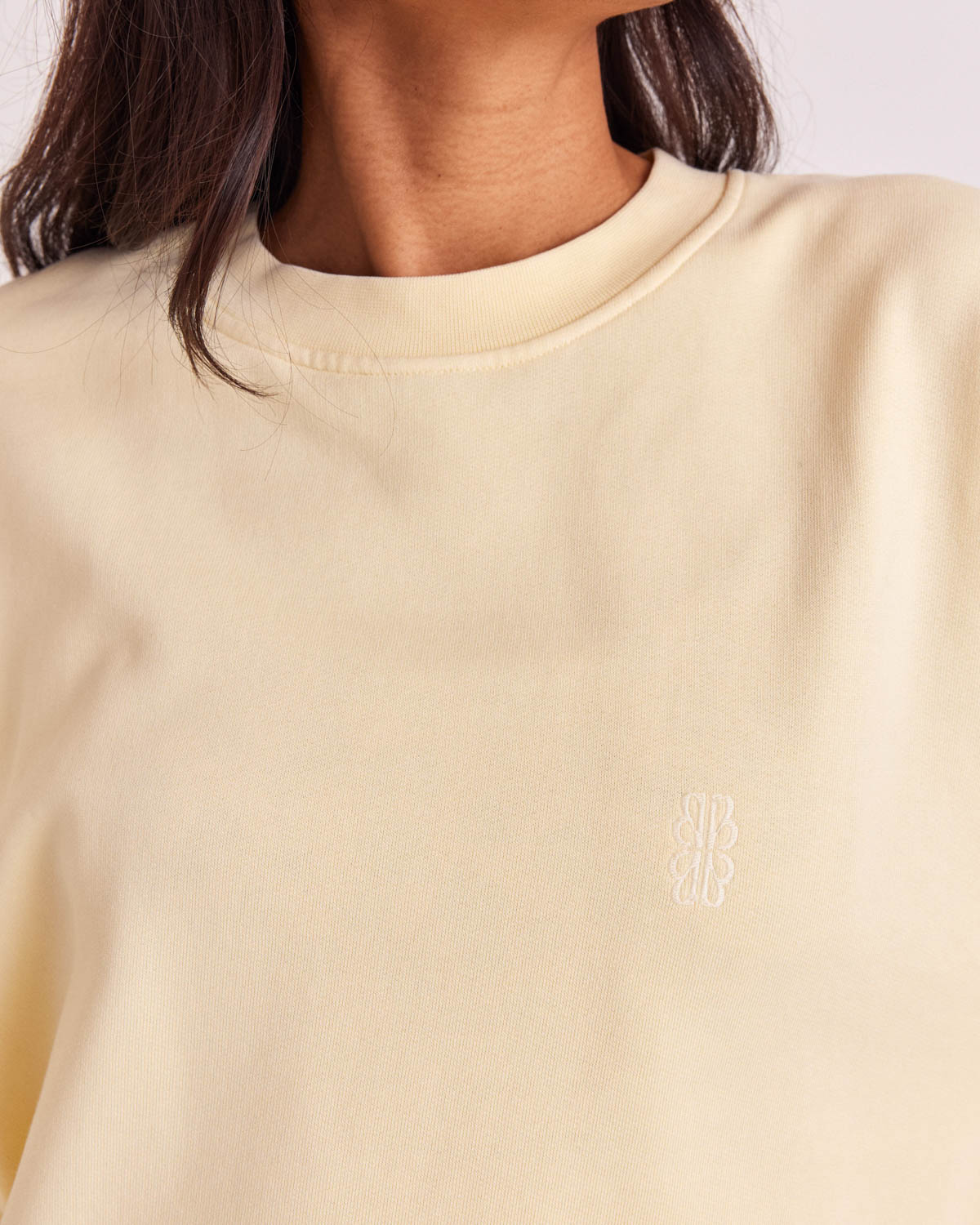 Sweatshirt Virgile yellow butter