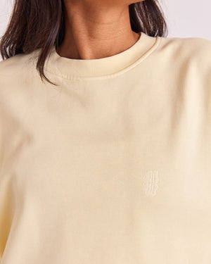 Virgil butter yellow sweatshirt