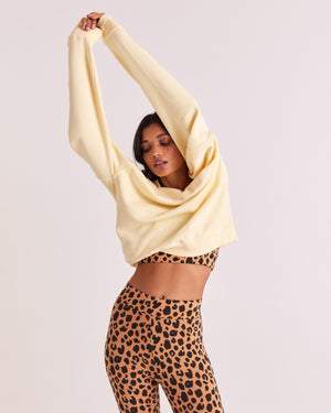 Virgil butter yellow sweatshirt