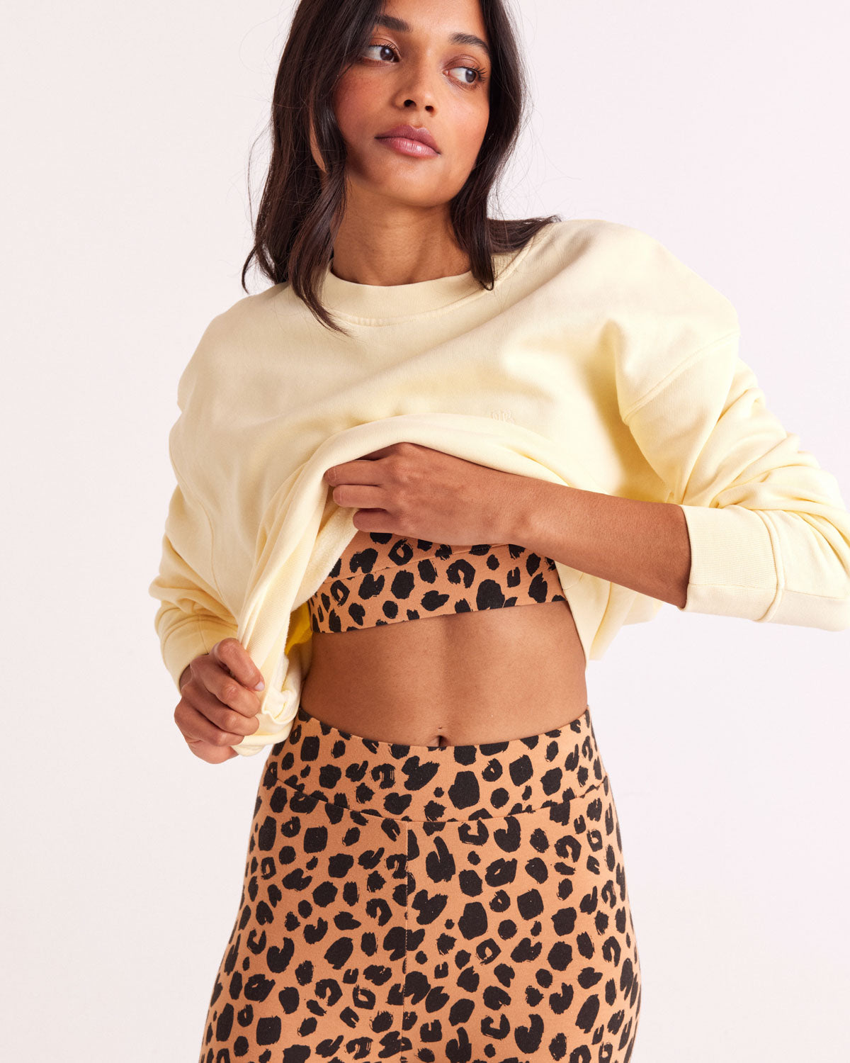 Sweatshirt Virgile yellow butter