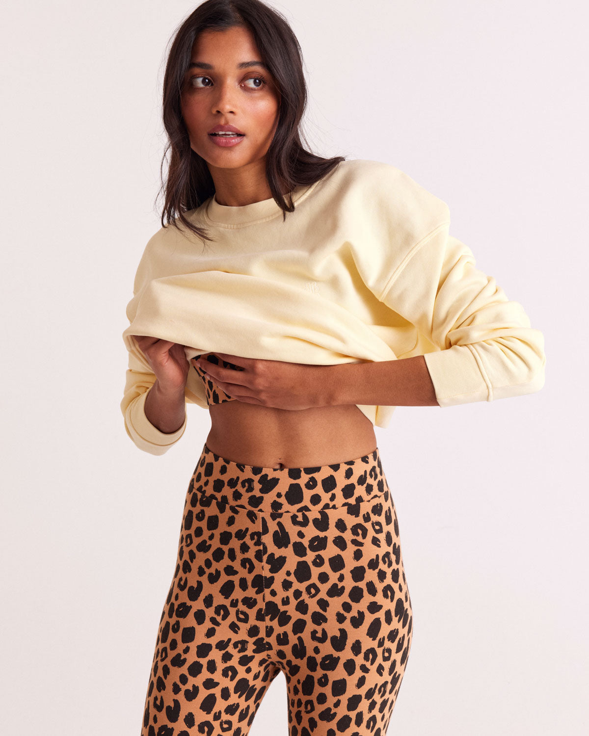 Sweatshirt Virgile yellow butter