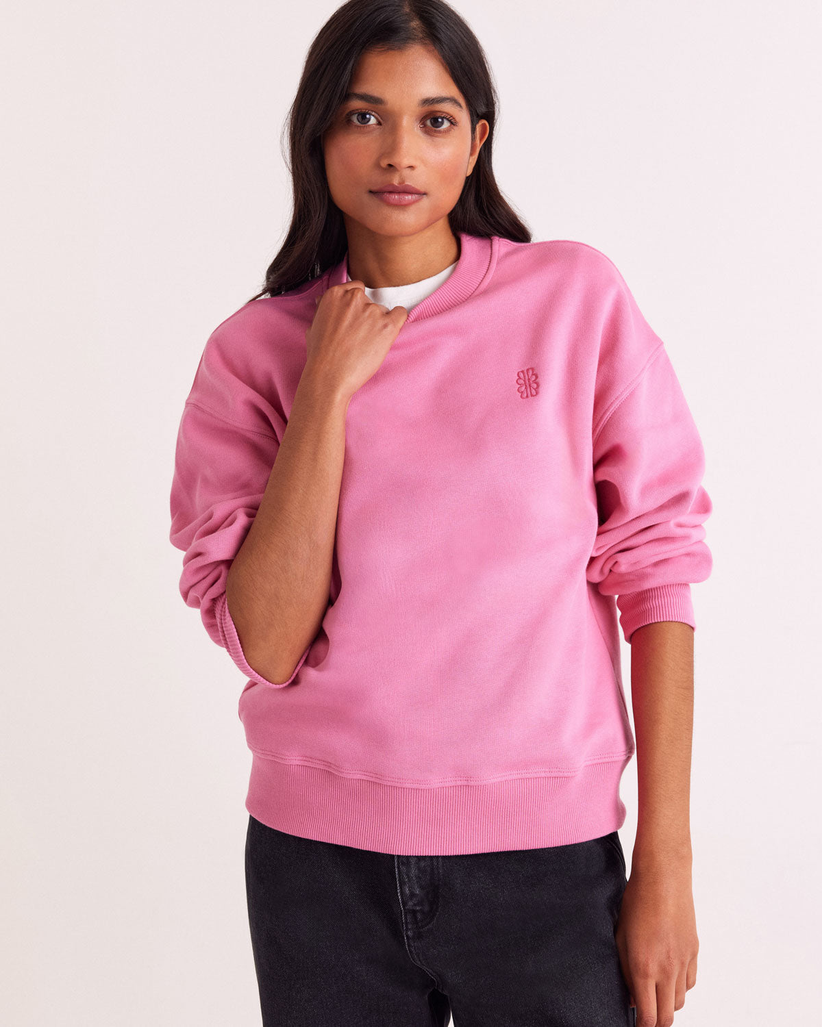 Sweatshirt Virgile pink bright