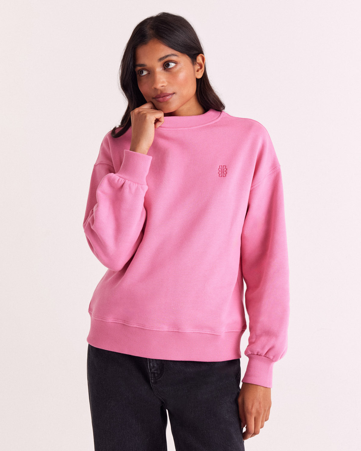 Sweatshirt Virgile pink bright