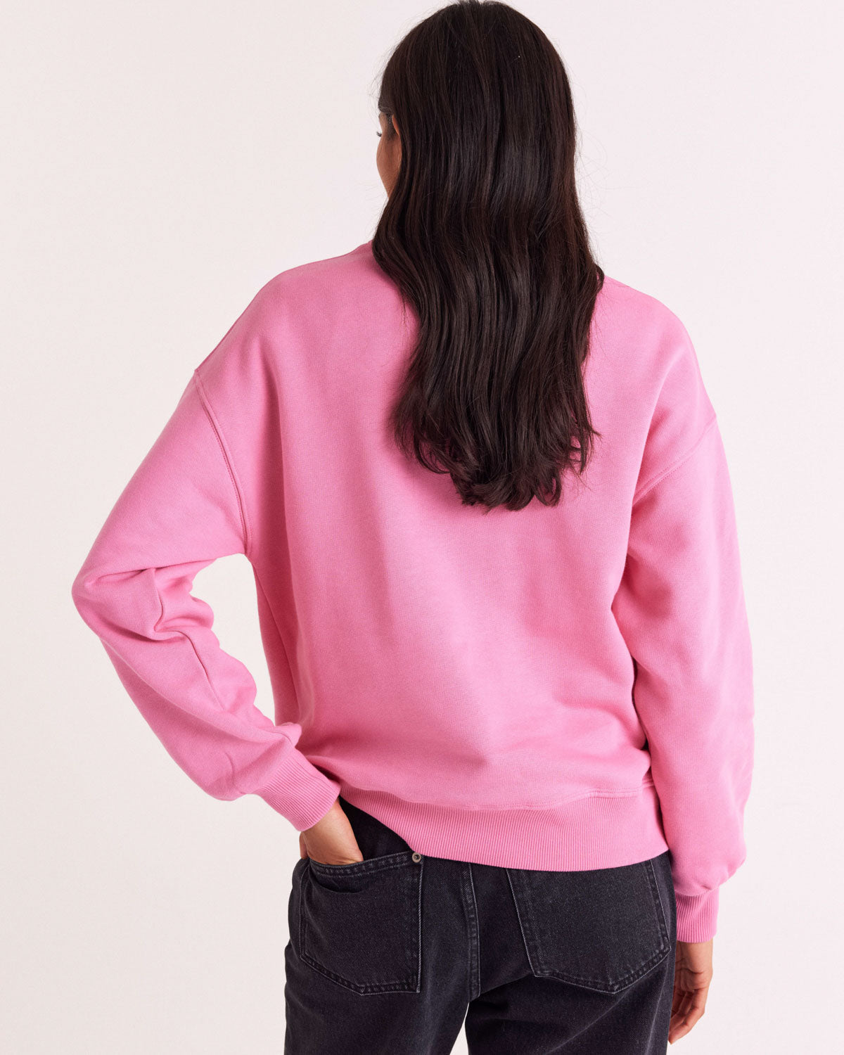 Virgil bright pink sweatshirt