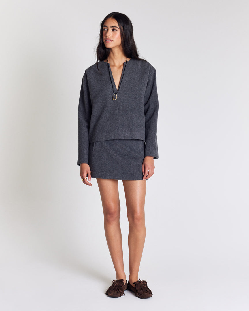Vareuse Carmina ash gray