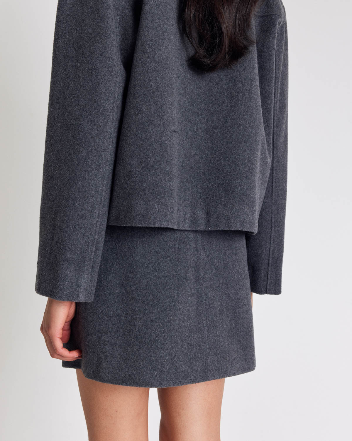 Jupe Deva gris cendré