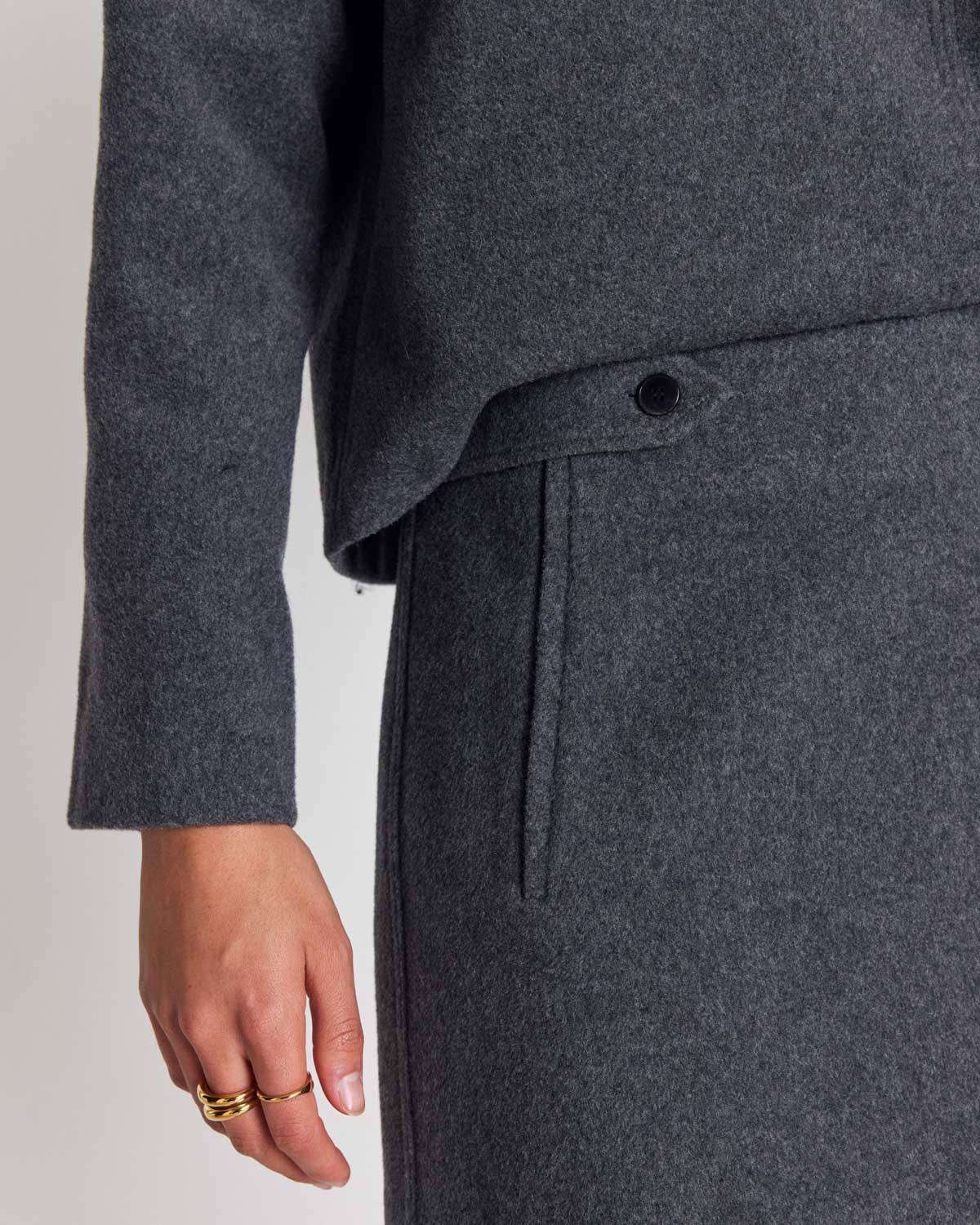 Vareuse Carmina ash gray