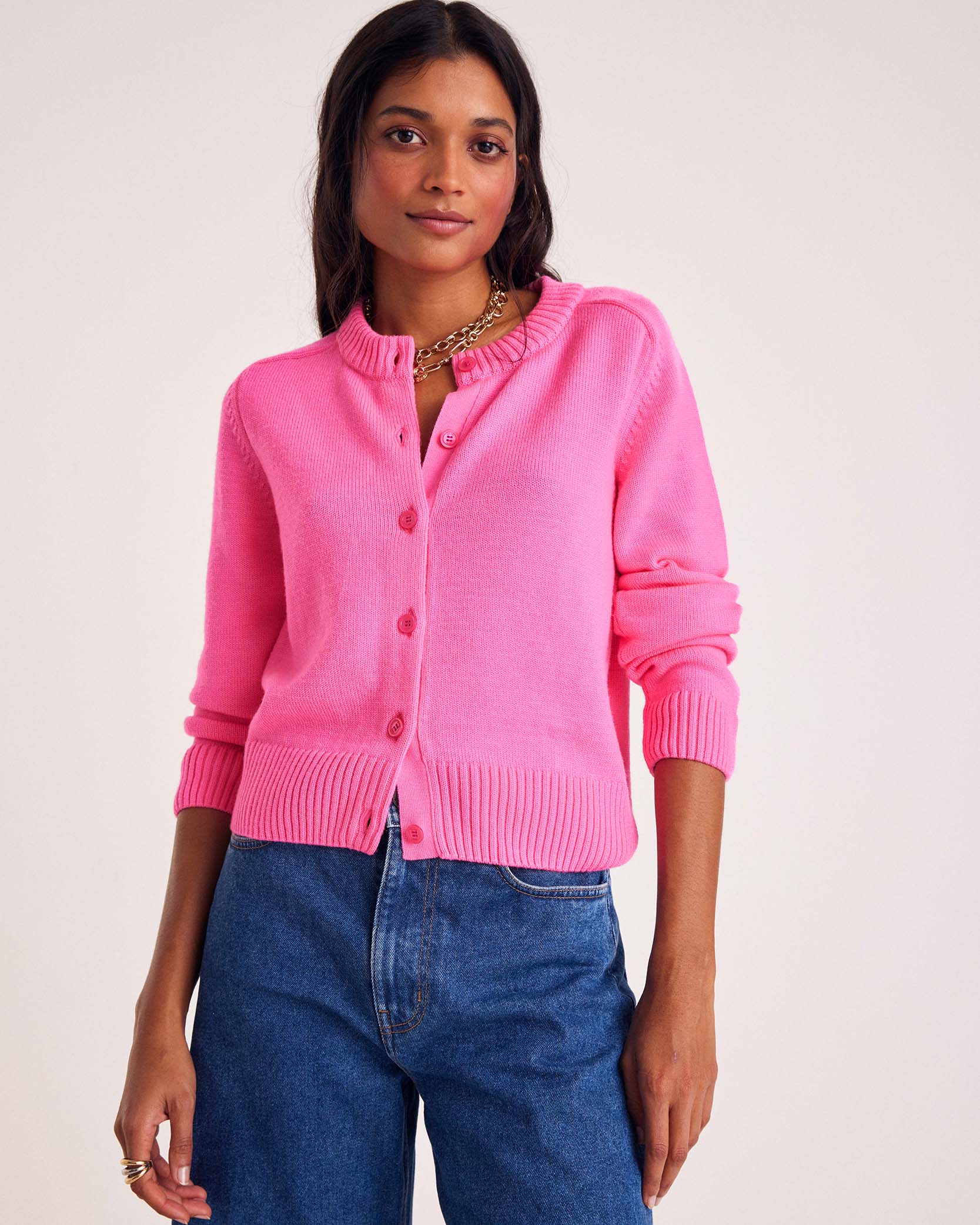 Scott Cardigan Hot Pink - Balzac Paris