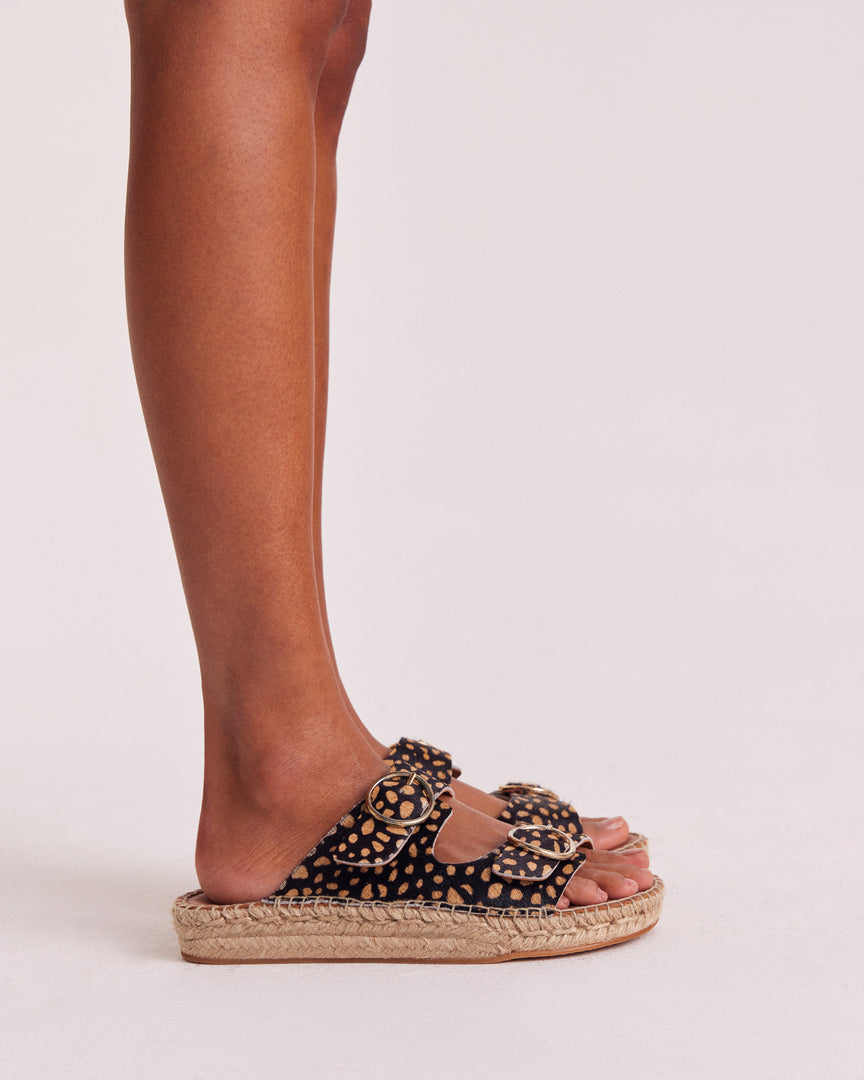Sandals Tournesol moucheté sand