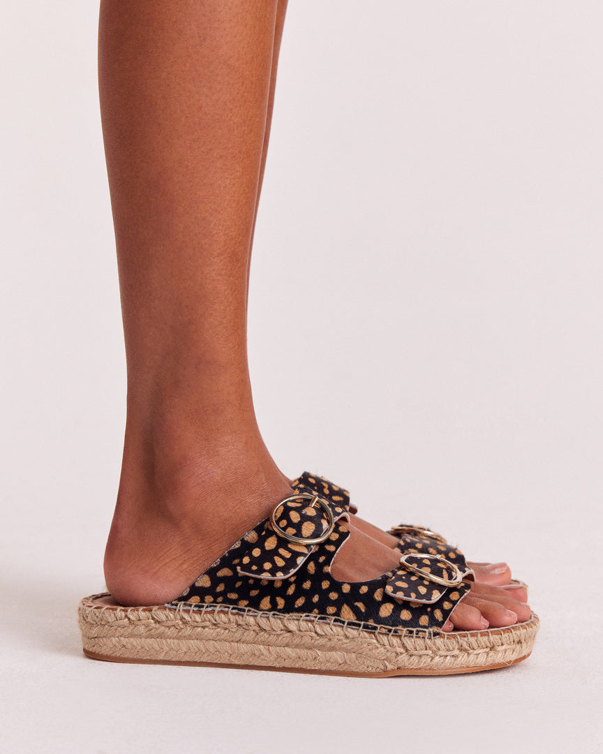 Sandals Tournesol moucheté sand