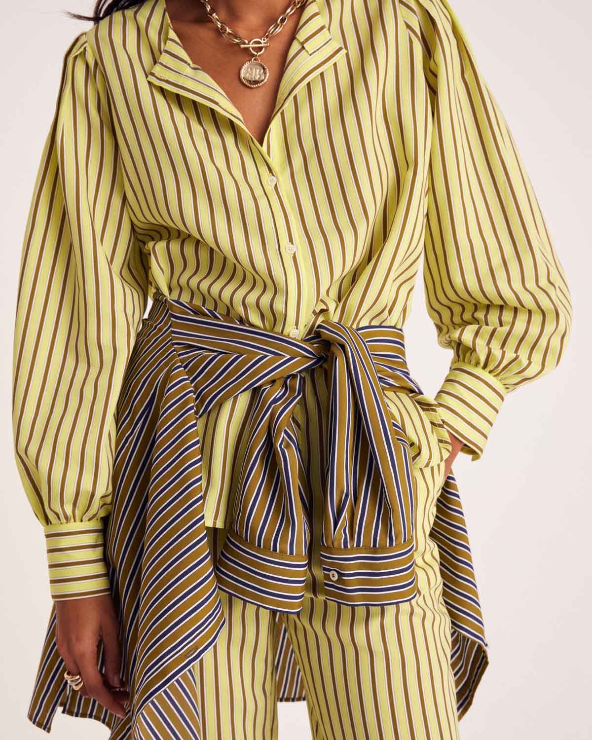 Shirt Adella stripes yellow