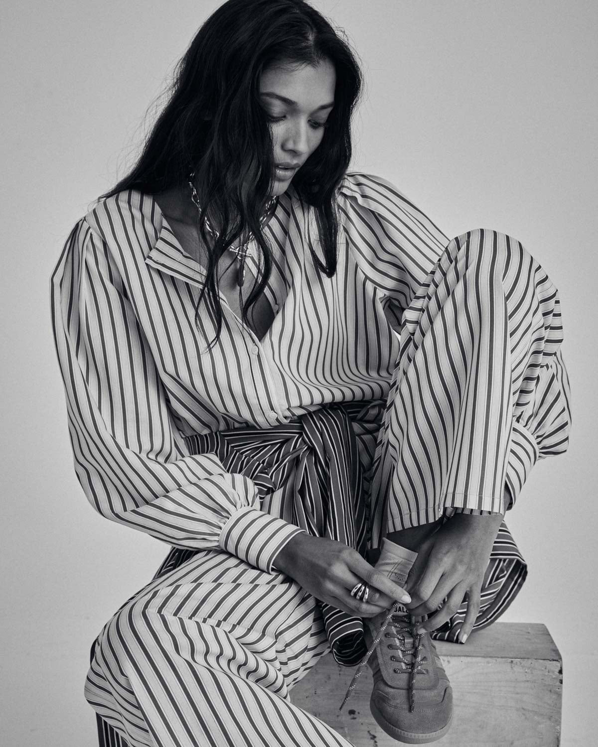 Shirt Adella stripes yellow