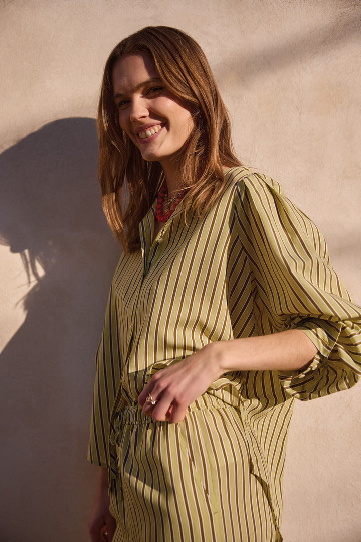 Shirt Adella stripes yellow