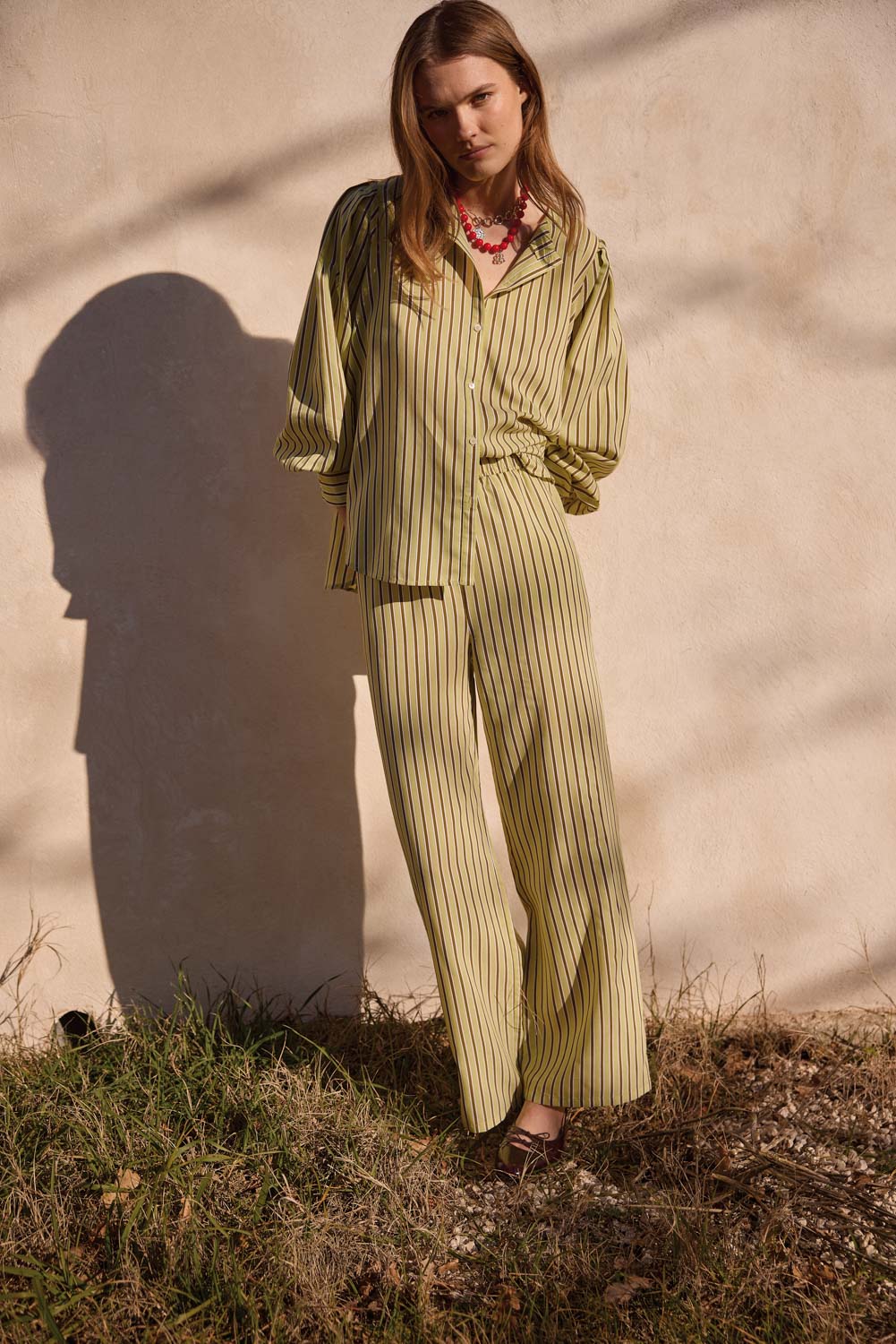 Shirt Adella stripes yellow