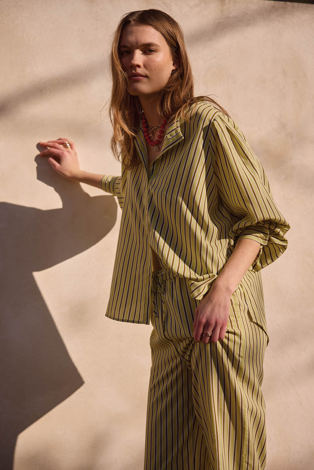 Shirt Adella stripes yellow