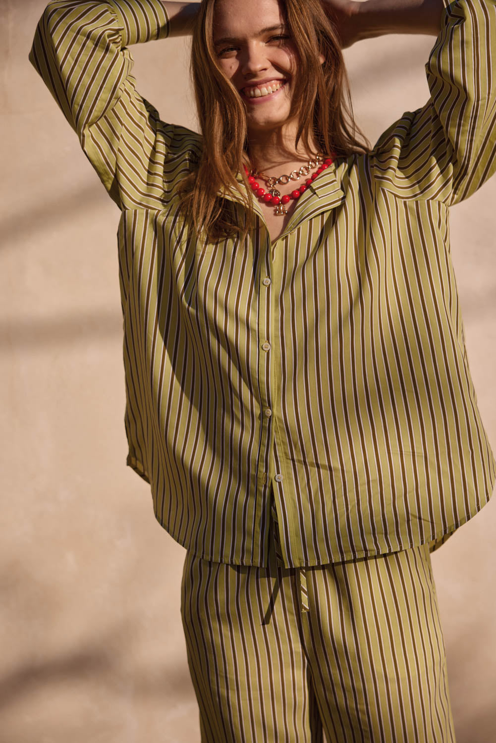 Shirt Adella stripes yellow