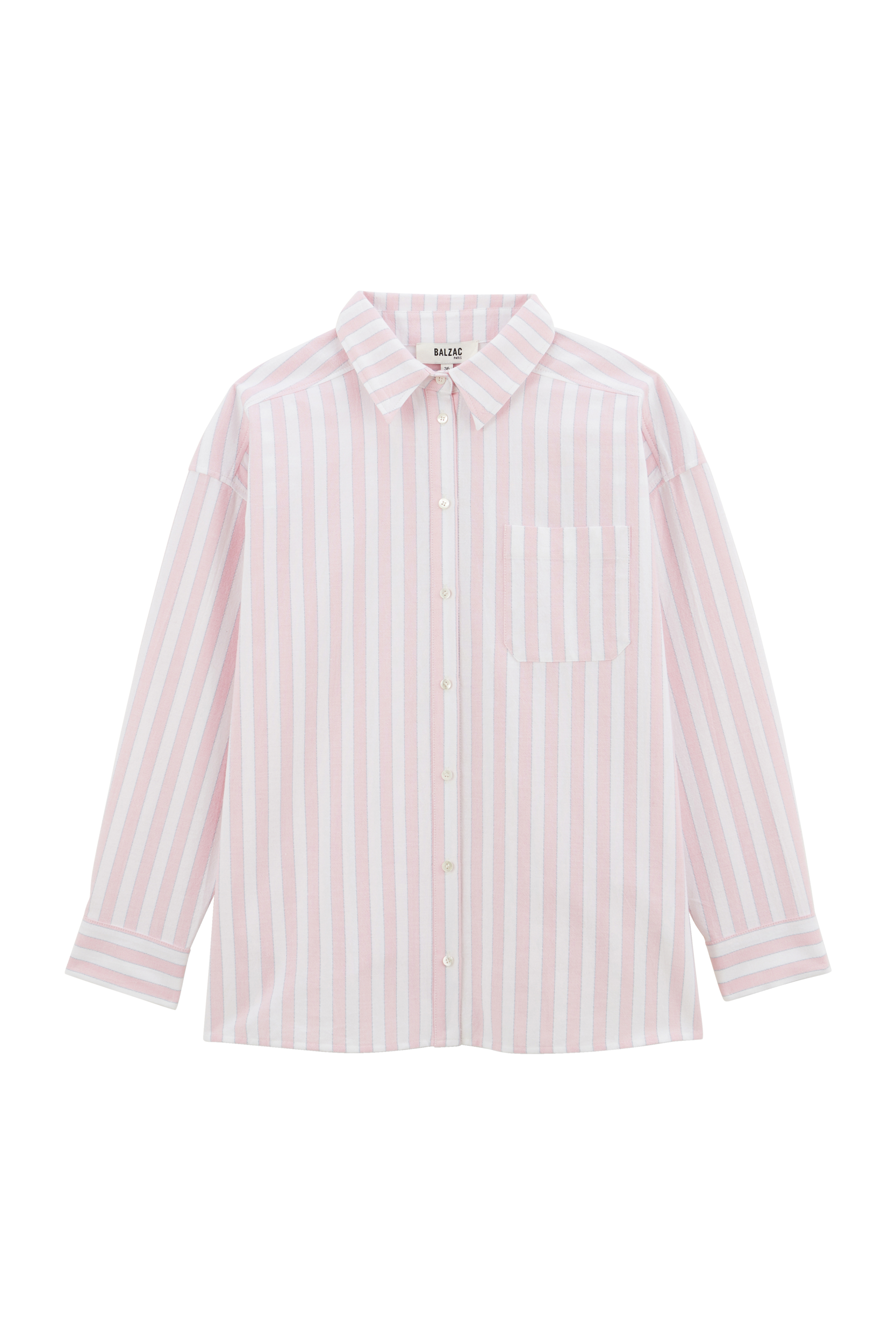 Shirt Hector stripes pink and white