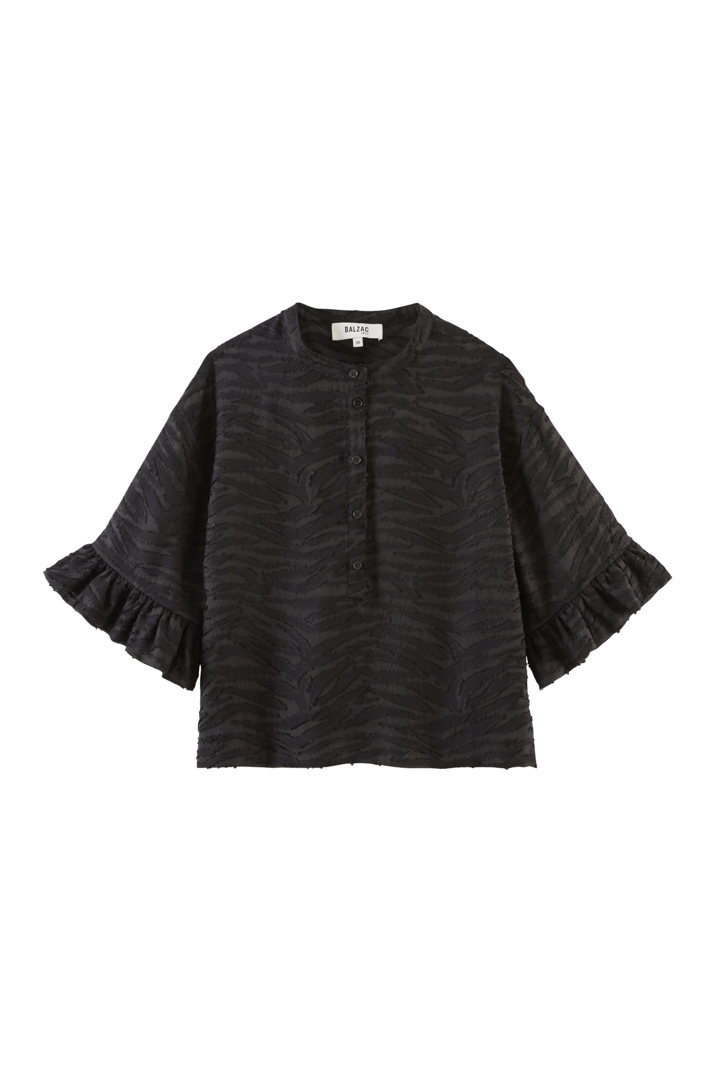 Blouse Constantine zèbre noir