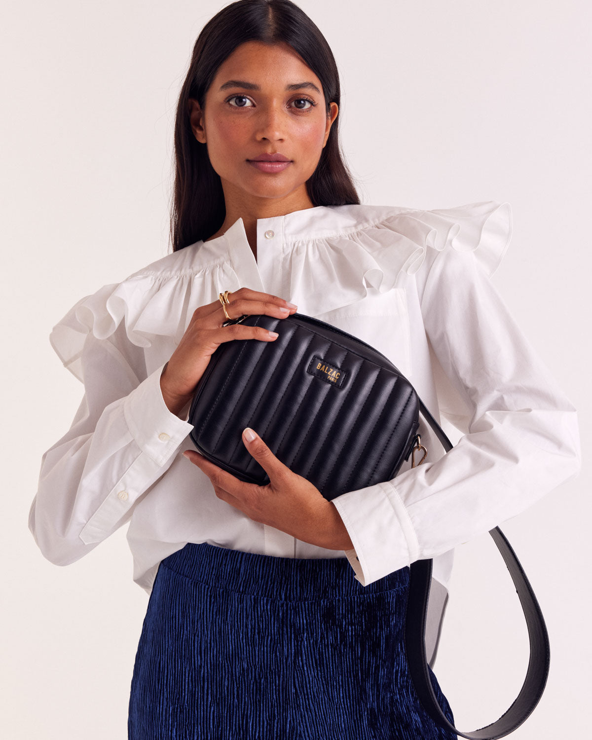 Vegan black César bag