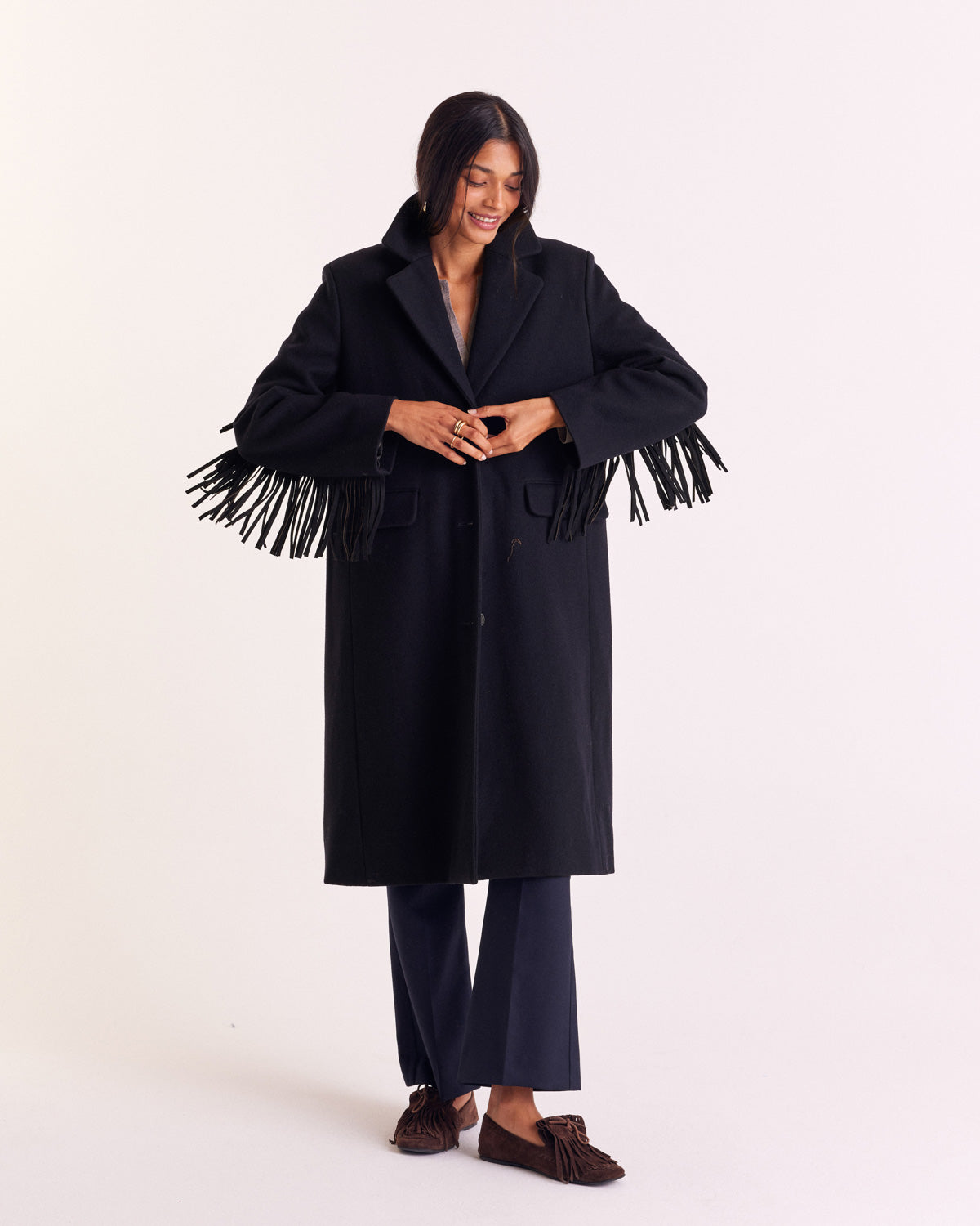 Coat Marcella navy blue