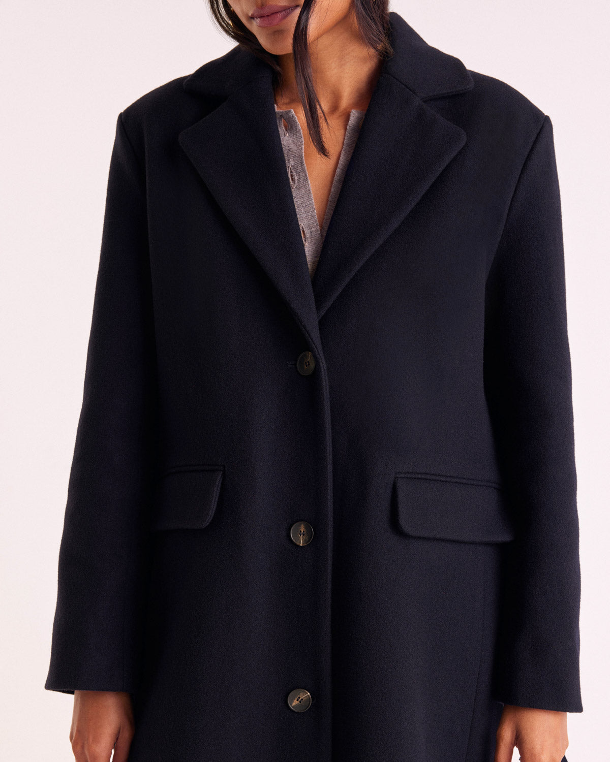Coat Marcella navy blue