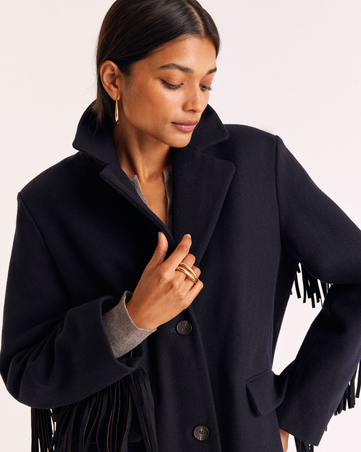 Coat Marcella navy blue