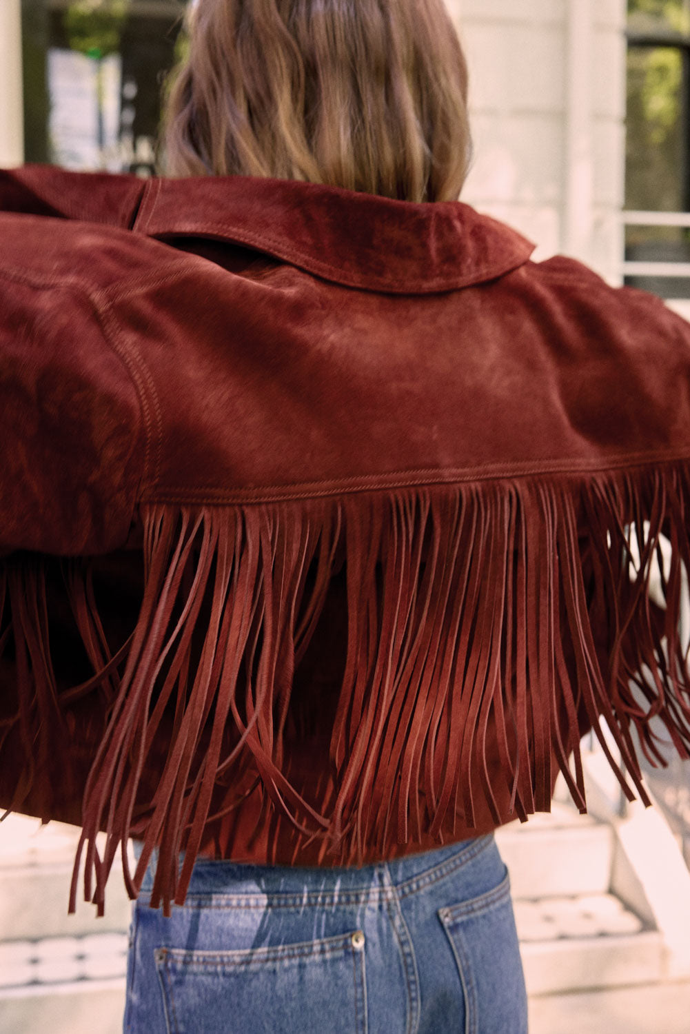 Jacket Augustin croute brique