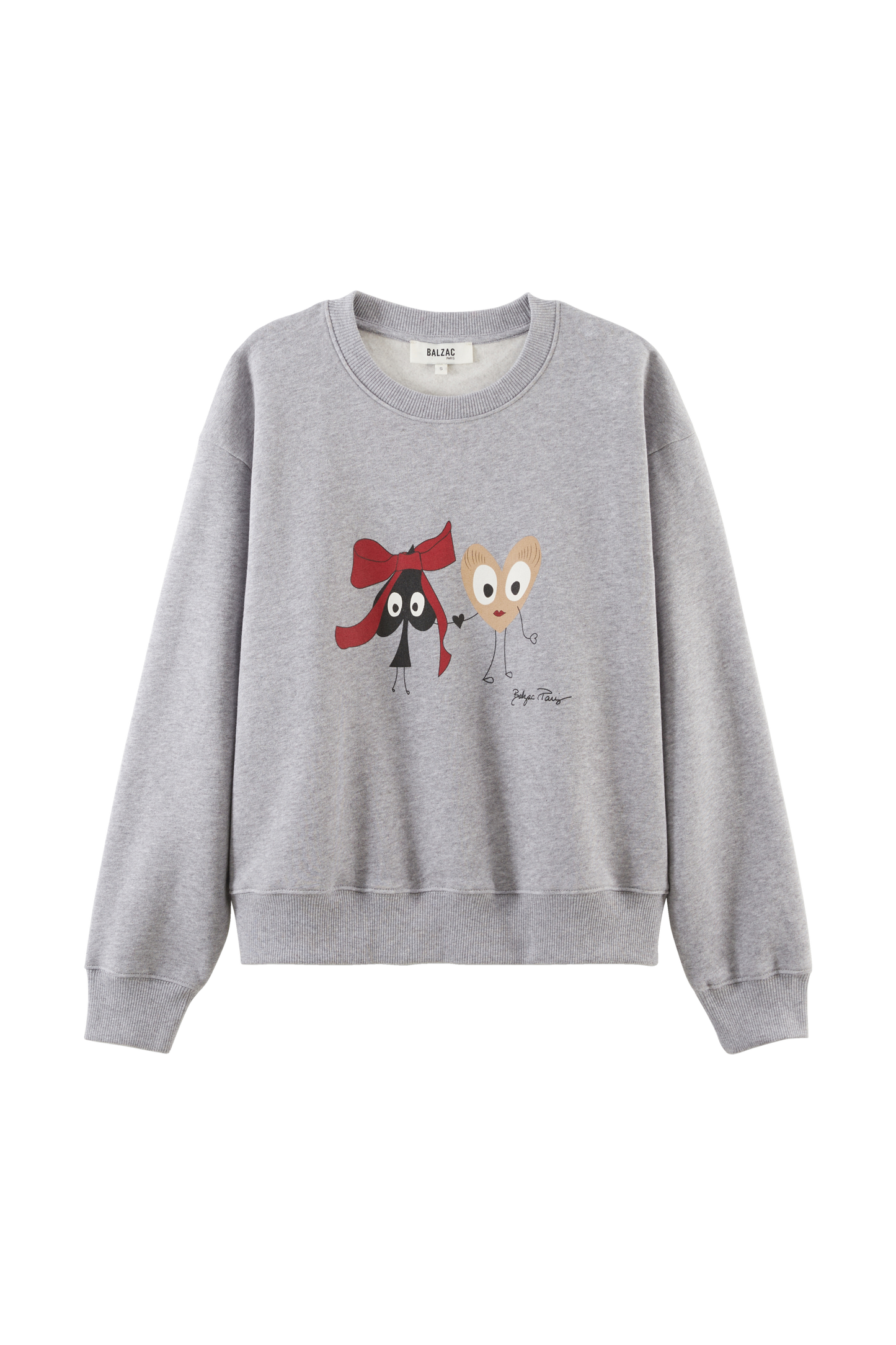 Marty heather grey heart and spade sweatshirt